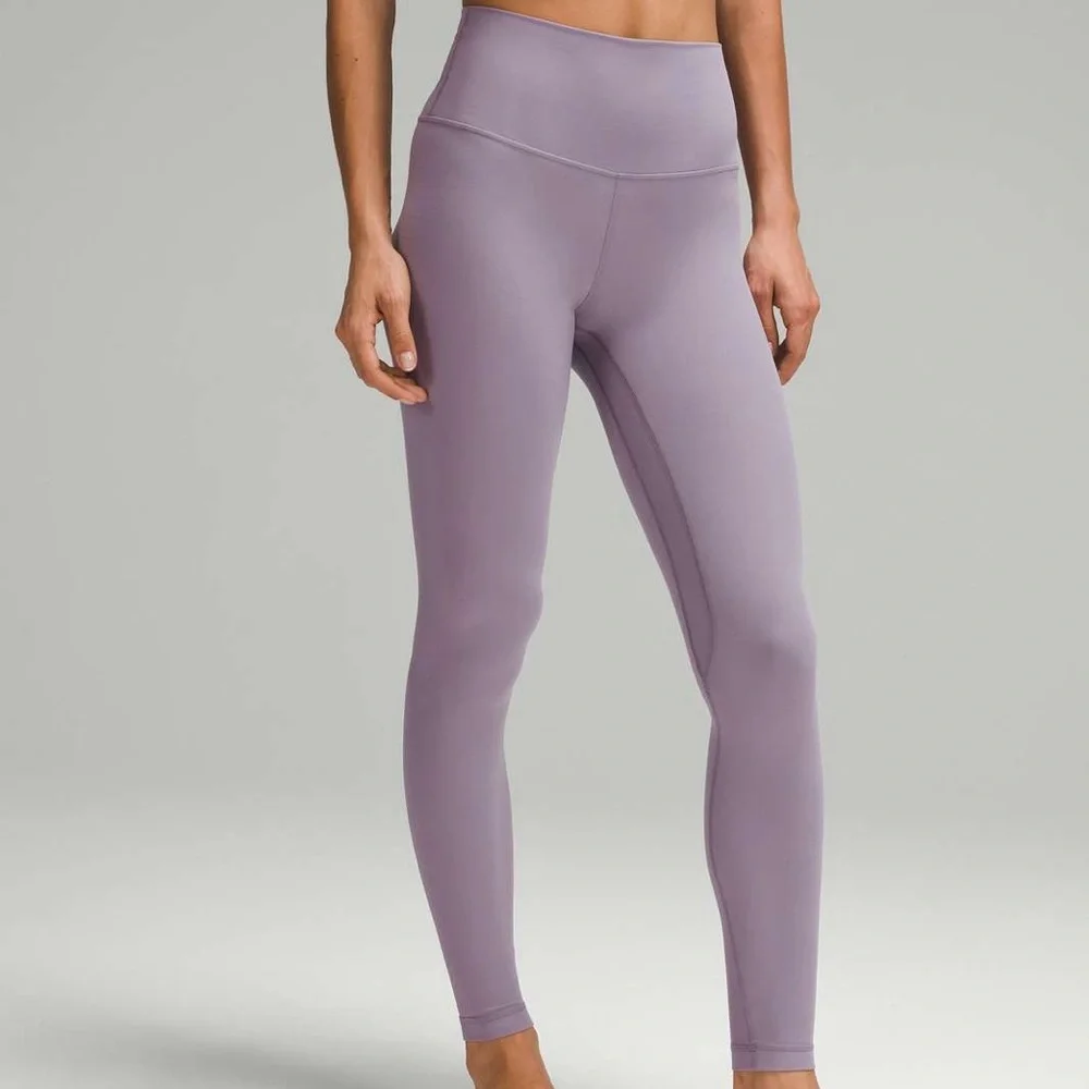 lululemon Align Super High Rise SHR Pant Leggings 28” Purple Ash PPAS size 6 NWT - Picture 2 of 9